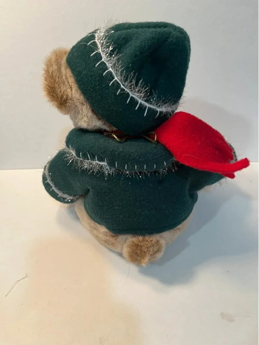 Godiva 2003 Teddy Brown Bear Plush Christmas Green Jacket 12